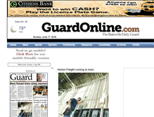 Tablet Screenshot of guardonline.com